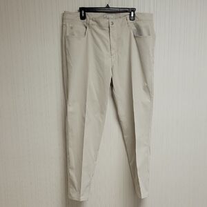 Peter Millar 5 Pocket Performance Cream Trousers, Men's 38 X 29.5